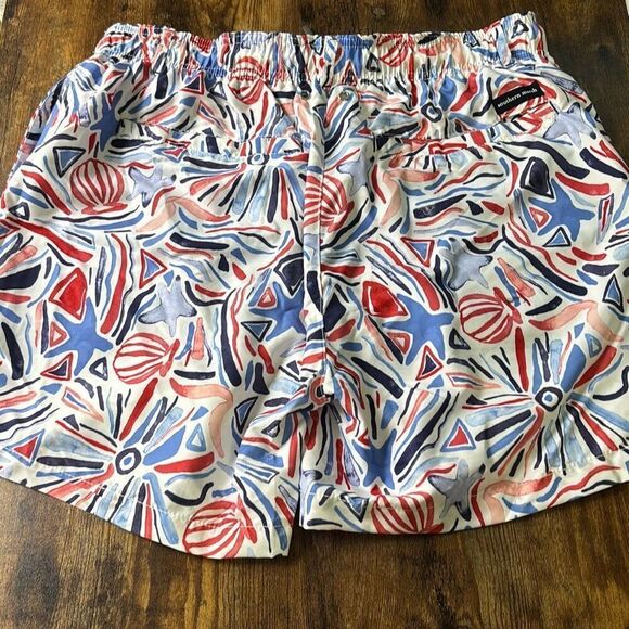 NWT Southern Marsh Jubilee swim trunks red/blue Sz M bathing suit men - Picture 7 of 10